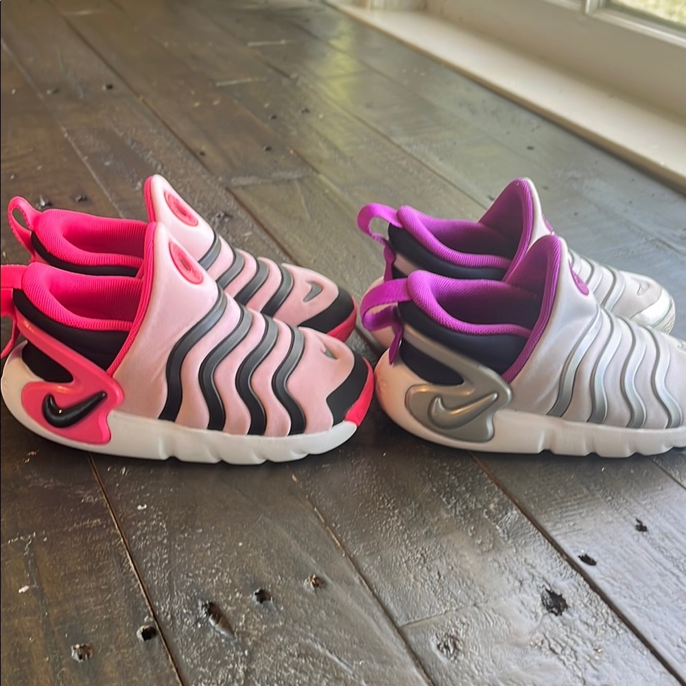 Nike Kids' Pink and Purple Slip-On Shoes - Picture 14 of 14